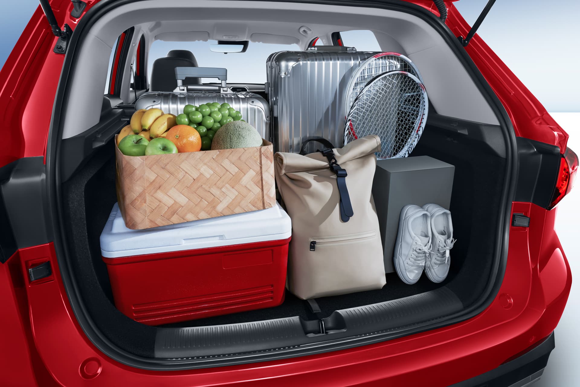 MG ZS baúl capacidad