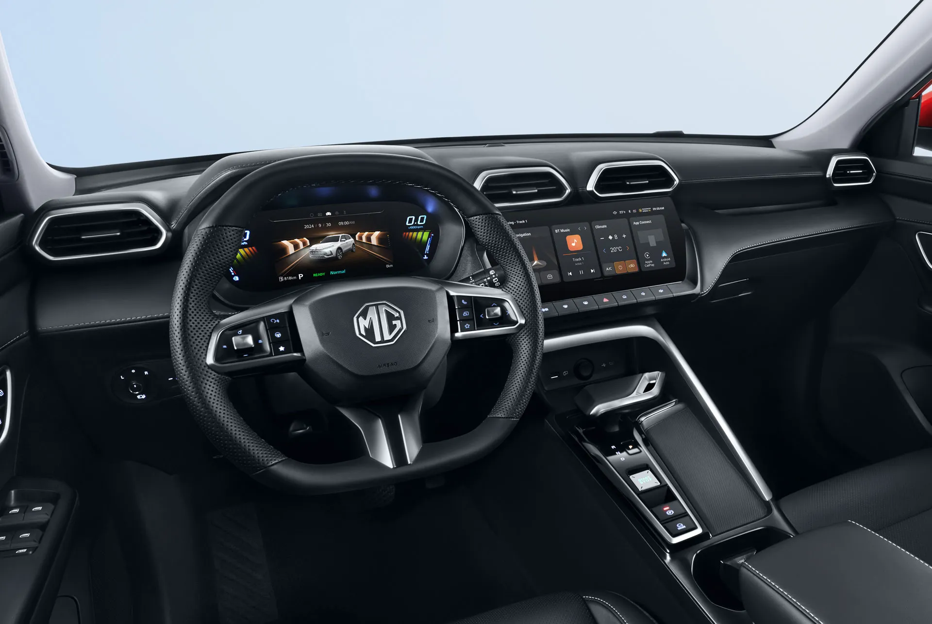 MG ZS panel copiloto