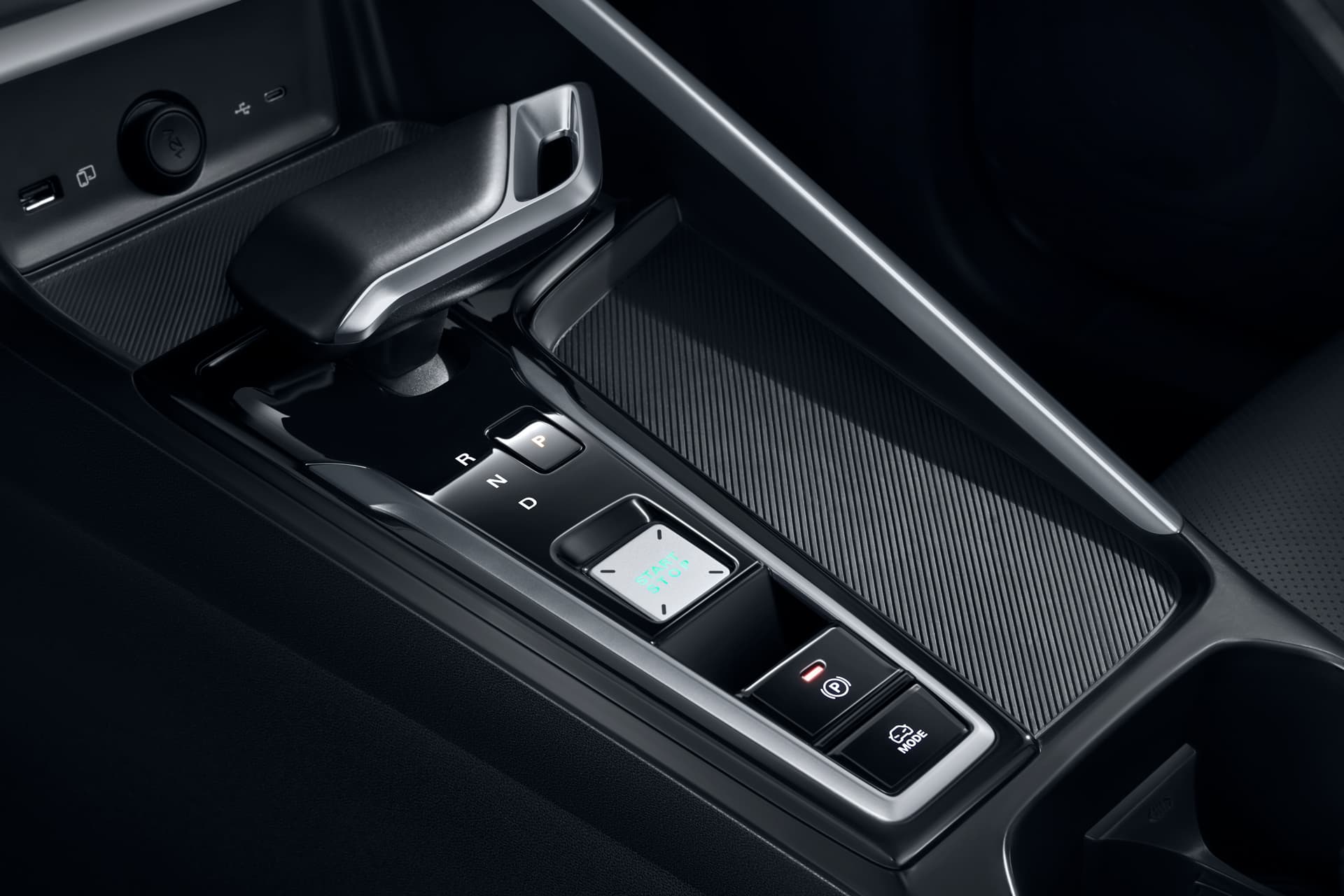 MG ZS palanca electrónica