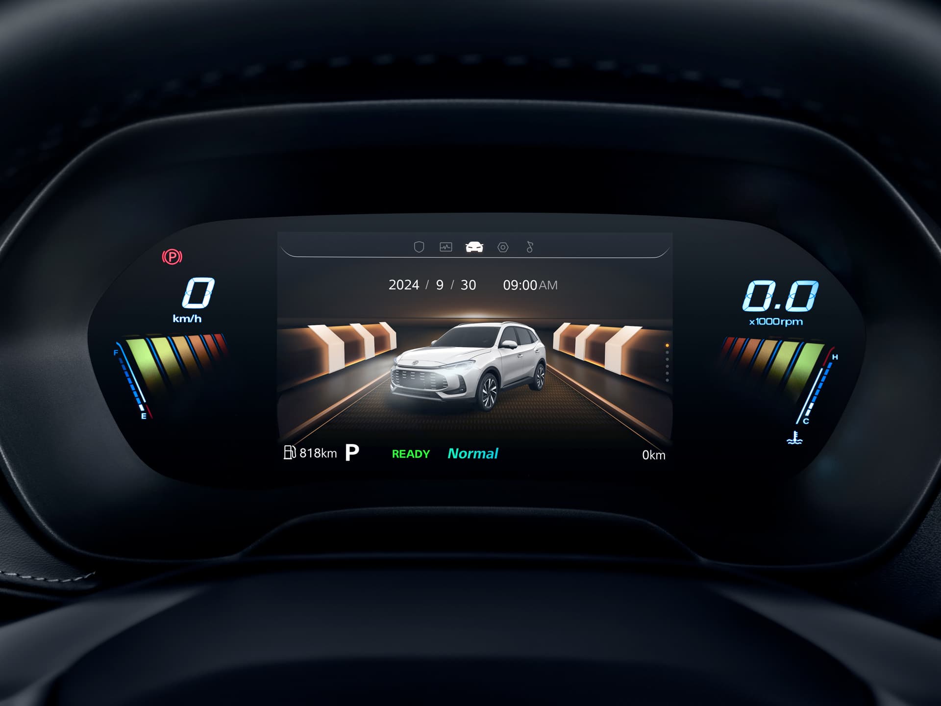 MG ZS panel de instrumentos