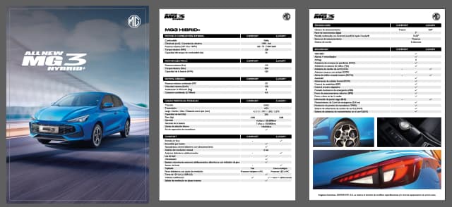 Ficha técnica MG3 Hybrid+ preview