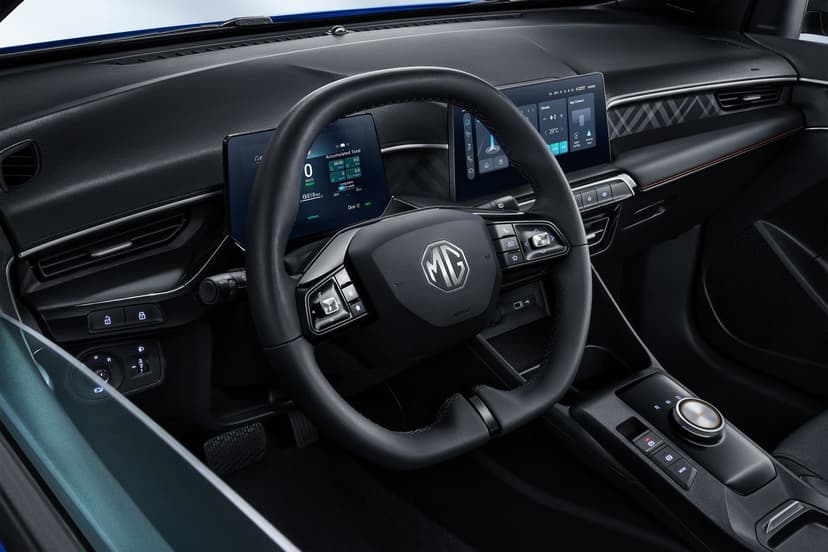 MG3 interior — volante